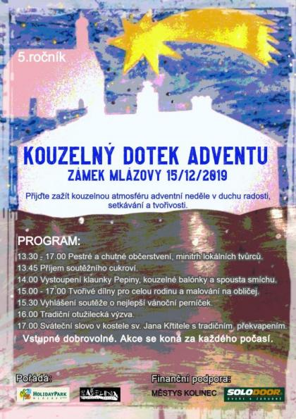 Kouzelný dotek adventu zámek Mlázovy 2019
