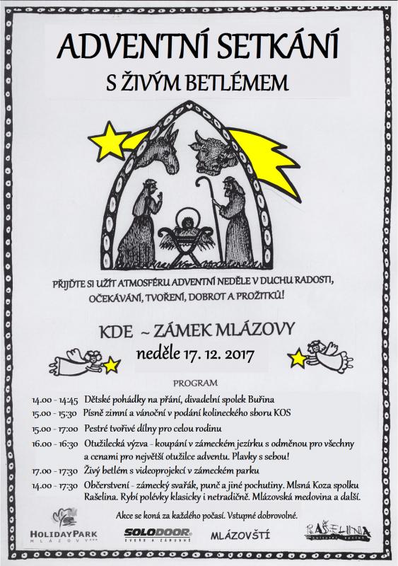 adventní setkání na zámku v Mlázovech